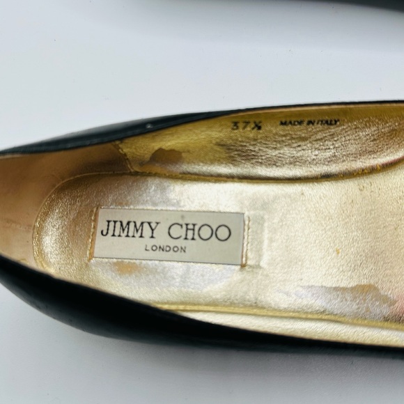 Jimmy Choo Waine Snake-Toe Ballet flats size 37.5 (7.5) - Picture 3 of 7